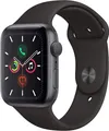 Apple Watch Series 5 [GPS, inkl. Sportarmband schwarz] 44mm Aluminiumgehäuse s A