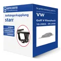 Auto Hak Anhängerkupplung starr für VW Golf V Fliessheck Typ 1K1 AHK