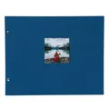 Goldbuch Fotoalbum Bella Vista Schraubalbum Blau 28 975 schwarze Seit