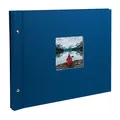 Goldbuch Schraubalbum Bella Vista blau  28975 39x31 cm , 40 schwarze Seiten 