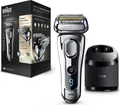 Braun Series 9 9296cc Rasierapparat, Mit Reinigungs- Und Ladestation Und Premium-Reise-Etui – Chrom