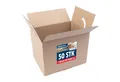 VERPACKUNGSFUXX Versandkarton Karton mit Automatikboden 185 x 135 x 140 mm, 50 Stk., Steckverschluss, 1-wellig, Päckchen