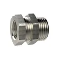 Riegler Schottverschraubung G 1/2 a. G 3/8 i. Messing vernickelt