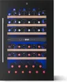Klarstein Illuminosa Weinkühlschrank Einbau - 57 Flaschen, 2 Zonen, 5-22°C, Touch, LED, UV-Schutz, leise, Buchenholzregale, Einbau-Weinkühlschrank