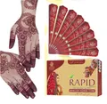 12x Henna Tattoo Natural Paste Kegel Rot-Henna No Mix No PPD 300g
