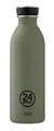 24 Bottles Urban Bottle Trinflasche aus lebensmittelechtem Edelstahl in der Farbe STONE Sage, 500ml