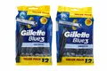 24x Gillette Blue 3 Smooth Einwegrasierer Nassrasierer Rasierer