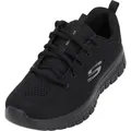 Skechers Damen Graceful Get Connected Trainers, Black Mesh / Trim, 37 EU
