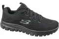 Sneaker Damen, Skechers Graceful - Get Connected, Schwarz