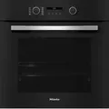 MIELE Einbaubackofen "H 2761 B", A+ (A+++-D), schwarz (obsidianschwarz), B:59,5cm H:59,6cm T:56,9cm, Backöfen, Per WLAN vernetzbar und PerfectClean zur besonders leichten Reinigung