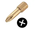 wolfcraft Diamant-Bit, Kreuzschlitz (PH 1) I 1305000 I 1 Bit mit Diamantbeschichtung für hohe Standzeit