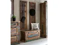 Moebel-Eins Schuhschrank RIVERBOAT Garderobenbank aus Altholz, Material Massivholz, Vintage-Optik