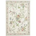 Theko Flachwebteppich, Creme, Textil, Floral, Rechteckig, 60x90 cm, für Fußbodenheizung geeignet, Teppiche & Böden, Teppiche, Flachgewebe-Teppiche