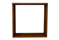 ESTEXO Kaminholzregal Brennholzregal Edelrost 100x100x25 cm Holzregal Rost Cortenstahl