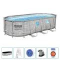 Bestway Pool-Set | Power Steel Swim | Gartenpool | Badespaß in 13.430 Liter