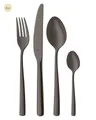 WMF Besteck-Set Boston in edler Optik, ergonomische Haptik, Messer mit Wellenschliff (24-tlg), 6 Personen, Cromargan® Edelstahl Rostfrei 18/10, optimale Schärfe, rostfrei, edel, hochwertiger Besteckkasten