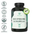 Bio Spirulina & Chlorella Tabletten – 600 Presslinge, TRUE NATURE®