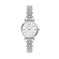 Emporio Armani Damen 28MM Silberfarbene Edelstahl Uhr, AR11768