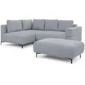 S-Style Möbel Ecksofa, Grau, Textil, Echtholz, Teilmassiv,Birke, Buche, 6-Sitzer, Füllung: Polyetherschaumkern, 230x170 cm, Blauer Engel, FSC Mix, Oeko-Tex®, Hergestellt in Europa, Wohnzimmer, Sofas & Couches, Wohnlandschaften, Ecksofas