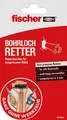 Fischer BOHRLOCH RETTER Reparaturvlies Holz Beton Gipskarton Hellgrau 10er Pack