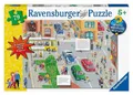 Puzzle Straßenverkehr Straße Verkehrserziehung Lernpuzzle Verkehrszeichen Klappe