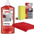 Sonax Lackreiniger Kratzerentferner 500ml + Applikationsschwamm + Mikrofasertuch