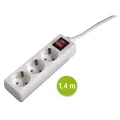 Hama 00030382, 1,4 m, 230 V, 50 Hz, Weiß, 230 mm, 90 mm