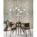 Marburg Fototapete Estelle, glatt, matt, moderne Tapete für Wohnzimmer Schlafzimmer Küche grün 1,59 m x 2,7 m