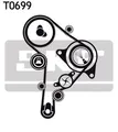 VKMC 01251 SKF Wasserpumpe + Zahnriemensatz für AUDI,SEAT,SKODA,VW