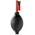 Hama Blasebalg für Kamera (Air Blower mit Pinsel, Kamera Zubehör zur Reinigung von Objektiv, Sensor, DSLR, etc.) rot/schwarz