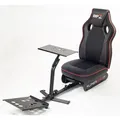 DPZ Simulation Gaming Sitz mit Halterung für Lenkrad und Tretlager - PS5, Xbox