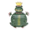 colourliving Briefkasten Metall-Briefkasten Froschkönig (aus Metall, handbemalt, mit 2 Schlüsseln, 60 cm hoch)