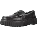 Clarks Slipper & Mokassin Torhill Penny, Glattleder, Schwarz, Damen
