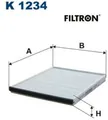 FILTRON K1234 Filter für Innenraumluft Innenraumfilter Filter Innenraum