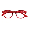 Lesebrille LOLLIPOP, rot, +3.00 dpt.: Lesebrille mit Federtechnik, Stärke: +3.00 dpt. (in weiteren Farben/Stärken erhältlich)