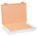 100 Großbriefkartons 350 x 250 x 20 mm weiß  DIN A4 B4 Warensendung Faltkarton