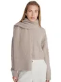 Style & Republic Oversized Damen Kaschmirschal aus 90% Merinowolle und 10% Kaschmir | edler Schal aus feinster MerinoMerinowolle und Kaschmir, Camel, 168 x 45cm