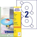 AVERY Zweckform CD-Etiketten L6043-100 weiß, 200 Etiketten