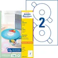 AVZ L6043-100 - CD-Etiketten, ClassicSize, Inkjet, Laser, 200 Stück, weiß