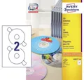 Avery Zweckform Etiketten CD/DVD-Etikett L6043-100 Etik./Pack.
