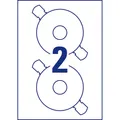 AVERY ZWECKFORM CD-Etiketten Ø 117 mm 100 Blatt 200 Etiketten weiß L6043-100