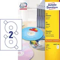 AVERY Zweckform CD Etiketten ClassicSize Durchmesser: 117 mm weiß 200 Etiketten