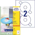 200er Multipack Avery-Zweckform L6043-100 CD-Etiketten Ø 117 mm Papier Weiß 200