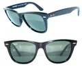 Ray Ban SONNENBRILLE SCHWARZ GRÜN WAYFARER L RB 2140 54 901 BRILLE 0840 BAG 0502