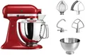 KitchenAid Küchenmaschine 5KSM175PSEER EMPIRE ROT, 300 W, 4,8 l Schüssel, mit Zubehör im Wert von ca. 112,-€ UVP