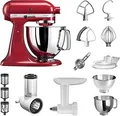 KitchenAid Küchenmaschine 5KSM175PSEER Artisan | 4,8L Edelstahlschüssel | 300W | 10 Stufen | Empire Rot