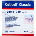 CUTICELL Classic Wundgaze 10x10 cm 10 St PZN04979096