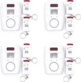 Set 4x Sensor Alarmanlage Sicherheit System Bewegungsmelder Alarm