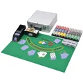 Kombiniertes Poker / Blackjack Set Mit 600 Laserchips Aluminium Koffer
