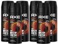 Axe Bodyspray Moschus ohne Aluminiumsalze 6x 150 ml Männerdeo Deo Deodorant